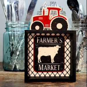 🌵Tractor Farmers Market Art for Shelf